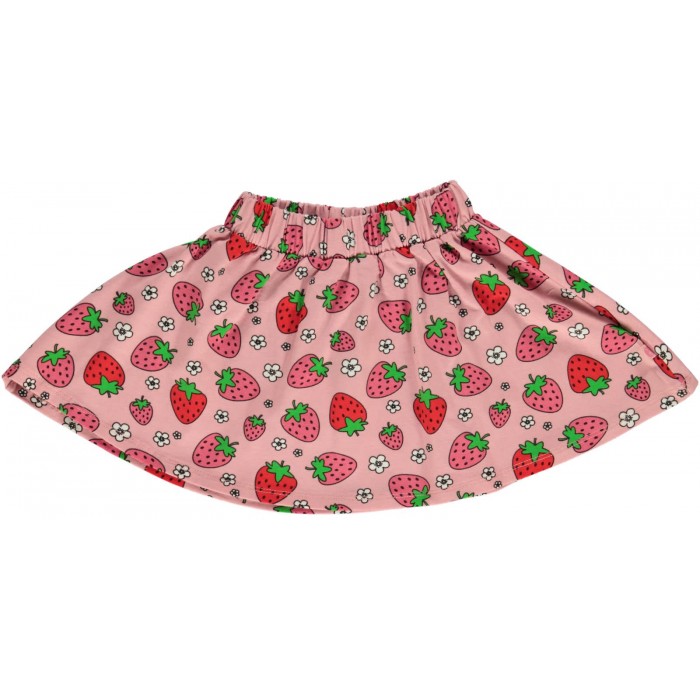 Skirt with Strawberry print - Pink
